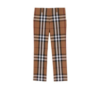 Pantalon de costume en laine House Check - Birch Brown Check