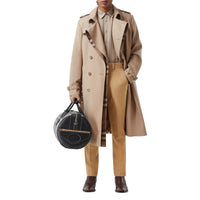 Pantalon de costume en sergé de laine - Dark Tan