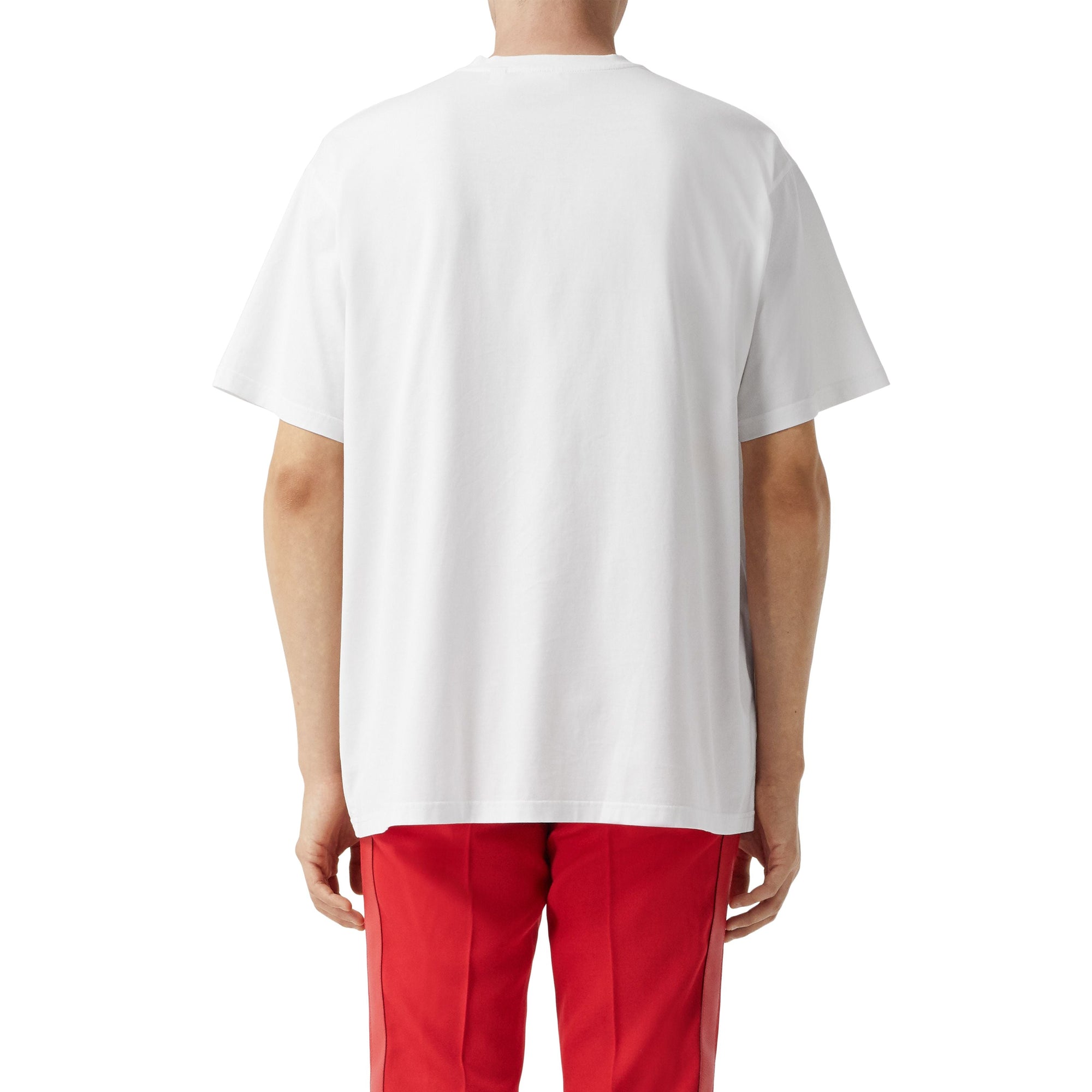 T-shirt en coton à imprimé photo - Optic White