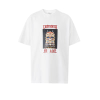 T-shirt en coton à imprimé photo - Optic White