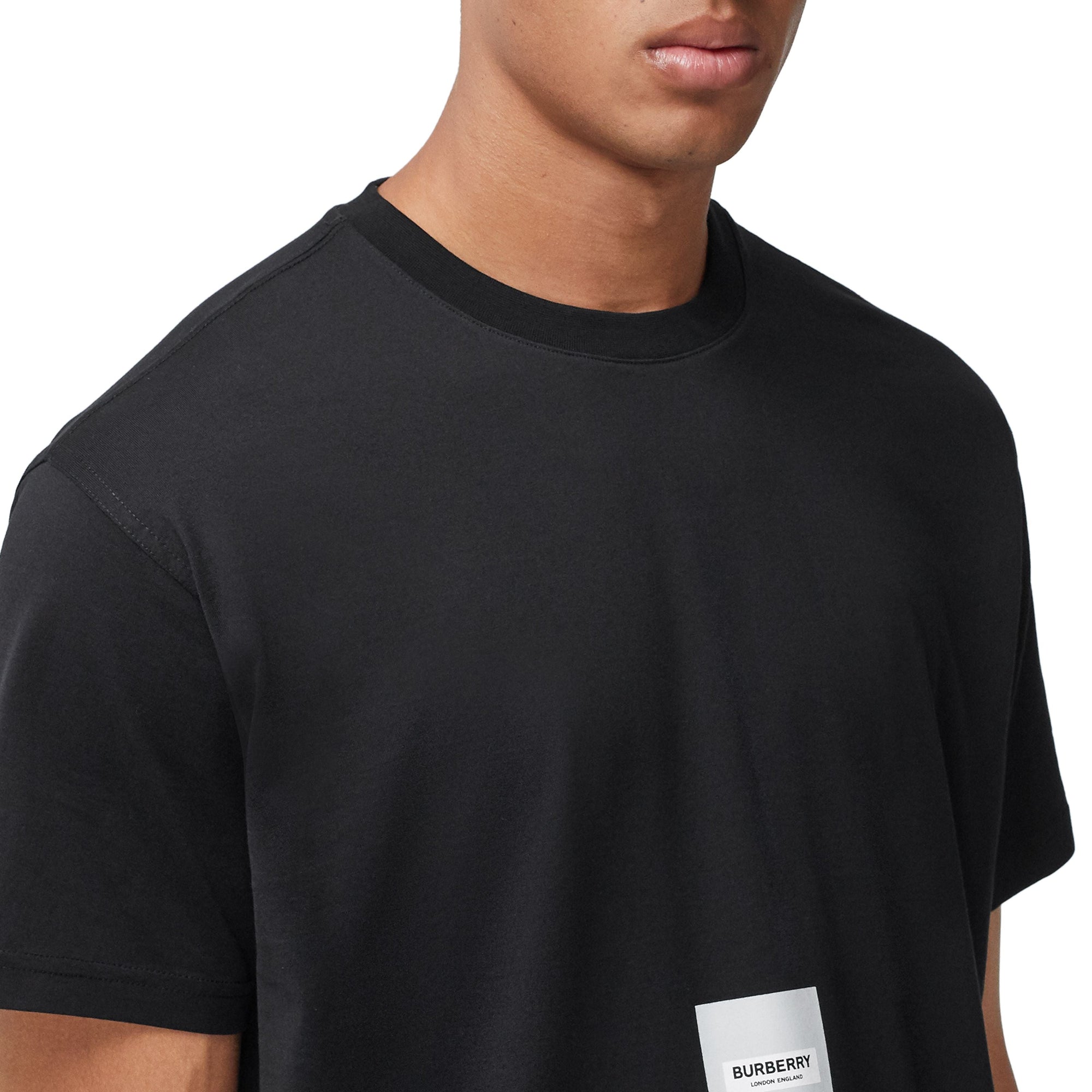T-shirt en coton avec logo - Black