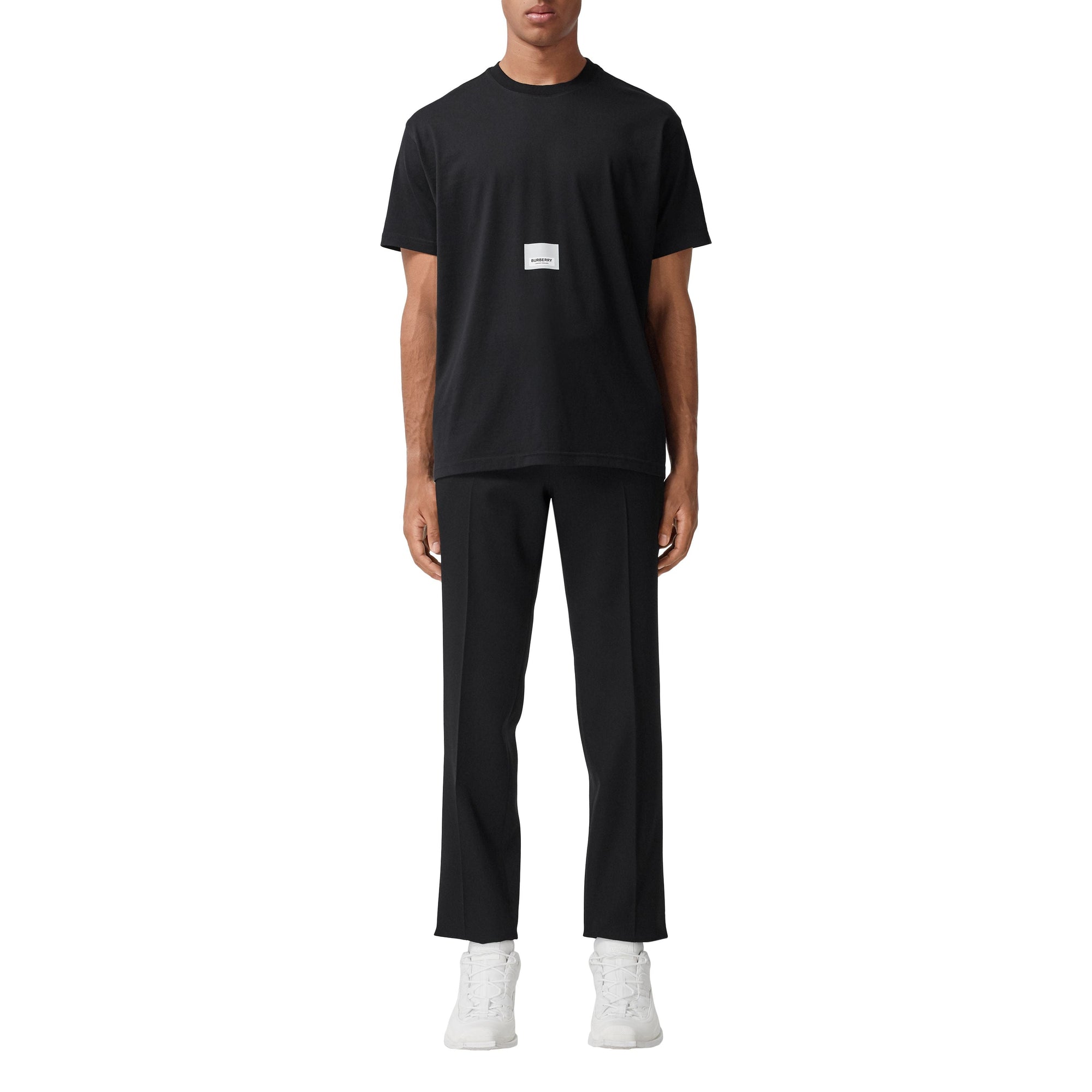 T-shirt en coton avec logo - Black
