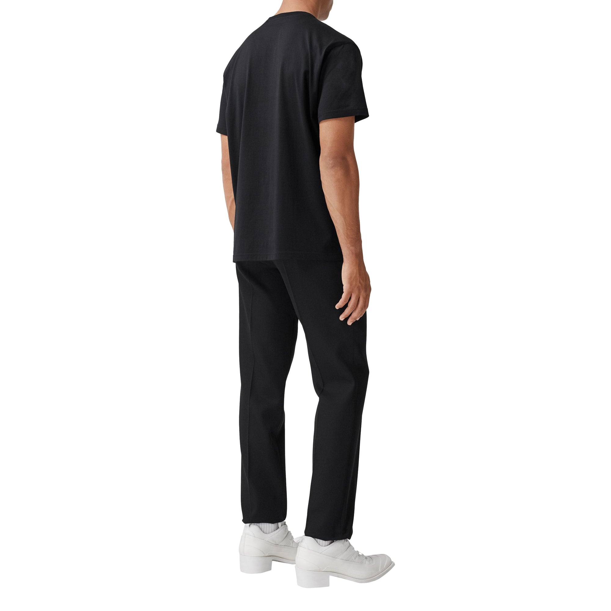 T-shirt en coton avec logo - Black