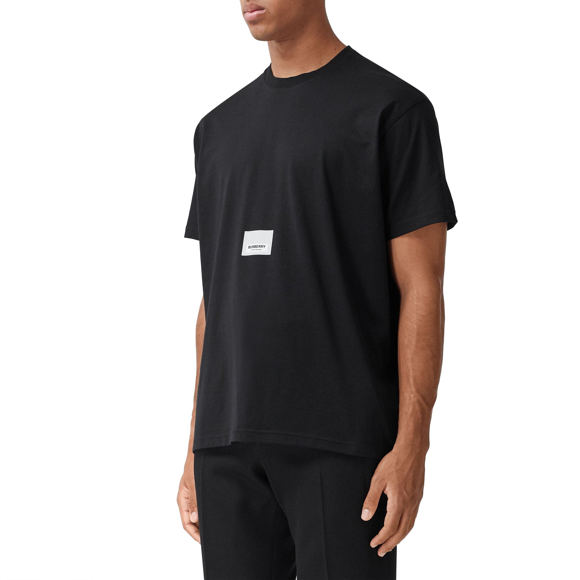 T-shirt en coton avec logo - Black