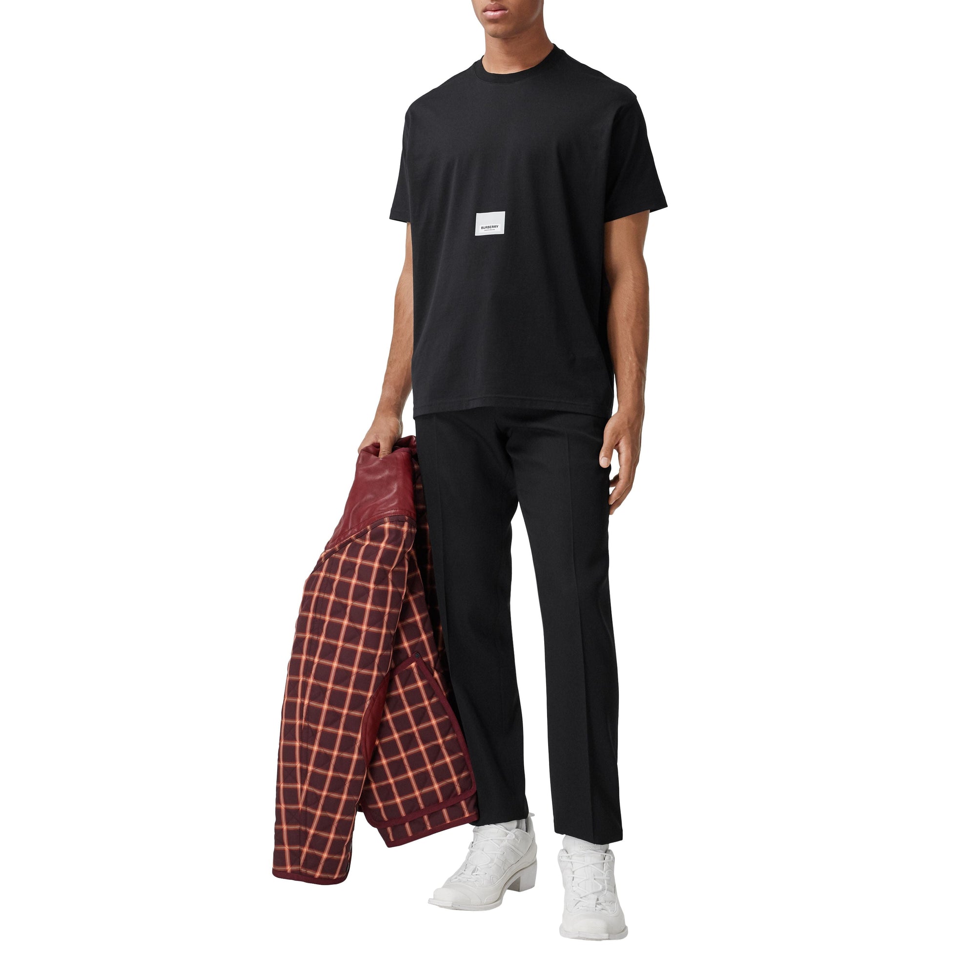 T-shirt en coton avec logo - Black