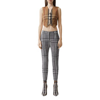 Jodhpurs en jersey stretch check - Dark Mocha