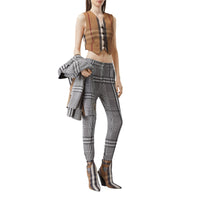 Jodhpurs en jersey stretch check - Dark Mocha