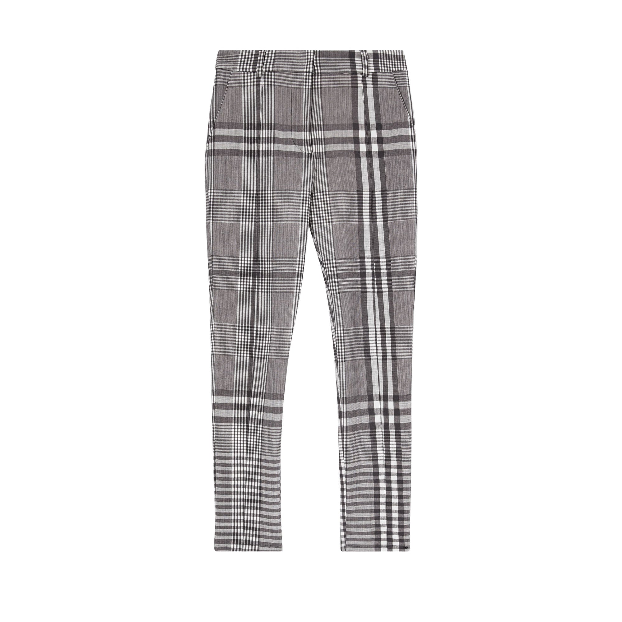 Jodhpurs en jersey stretch check - Dark Mocha
