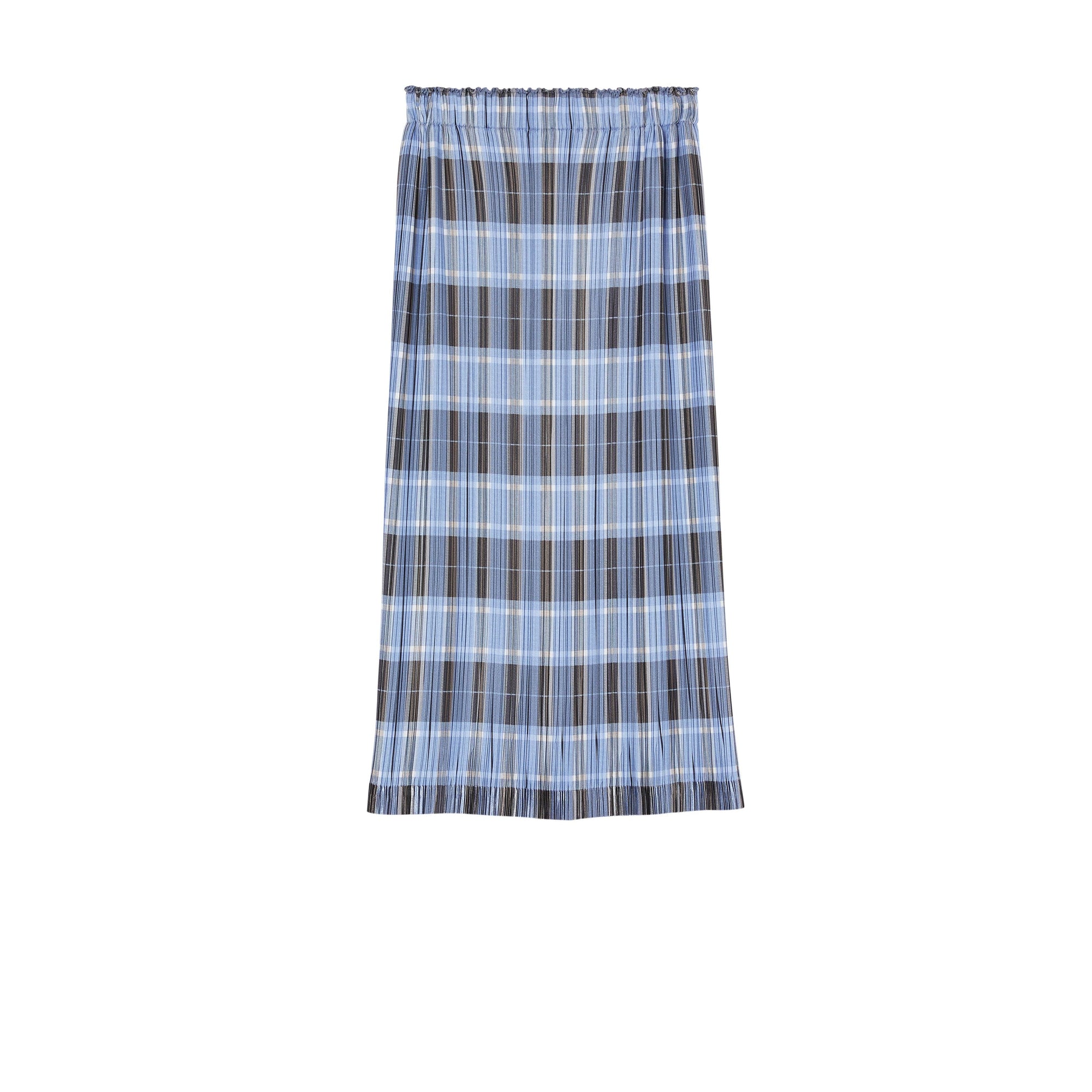Jupe plissée check - Pale Blue Check