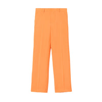 Pantalon ample en mohair et laine - Amber Orange