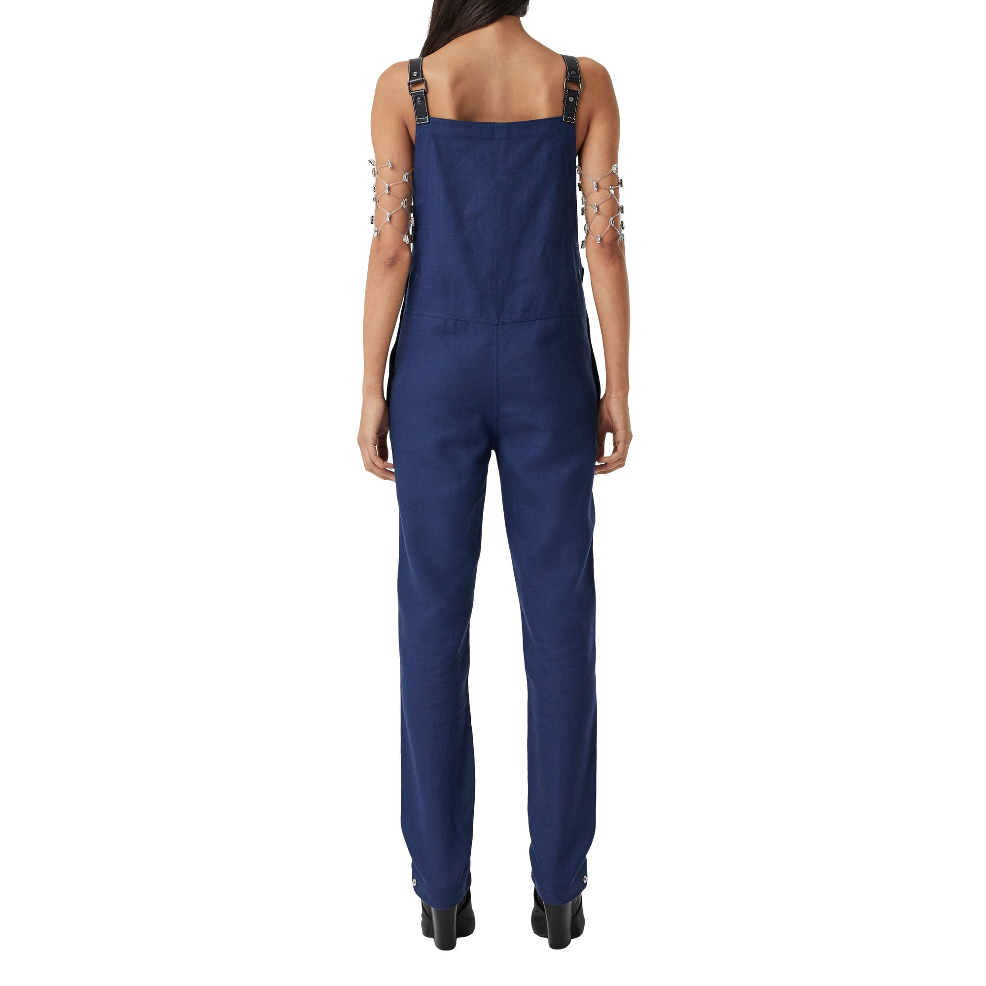 Salopette en laine et ramie - Dark Canvas Blue