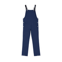 Salopette en laine et ramie - Dark Canvas Blue