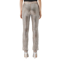 Legging avec cristaux brillants - Beige