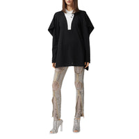 Legging avec cristaux brillants - Beige