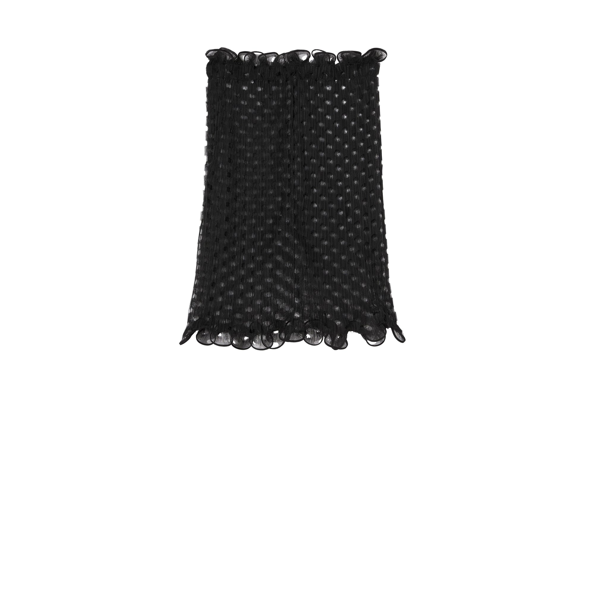 Jupe en tulle à volants - Black