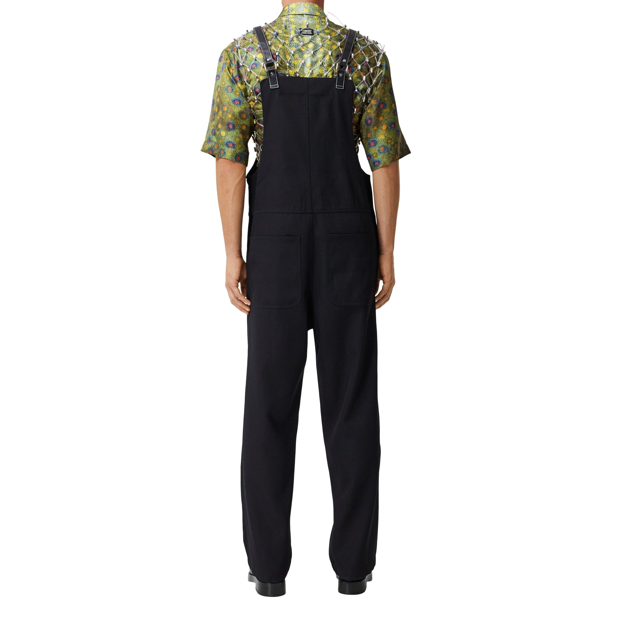 Salopette en mohair et laine - Black
