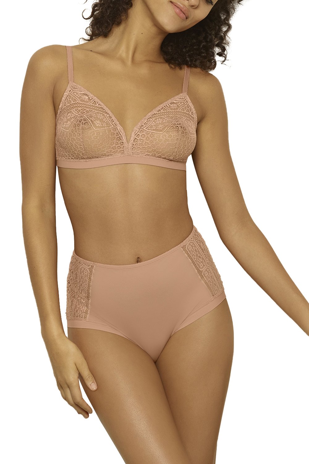 Soutien-gorge triangle Dentelle - Nu