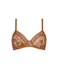 Soutien gorge emboîtant Feston - Noisette
