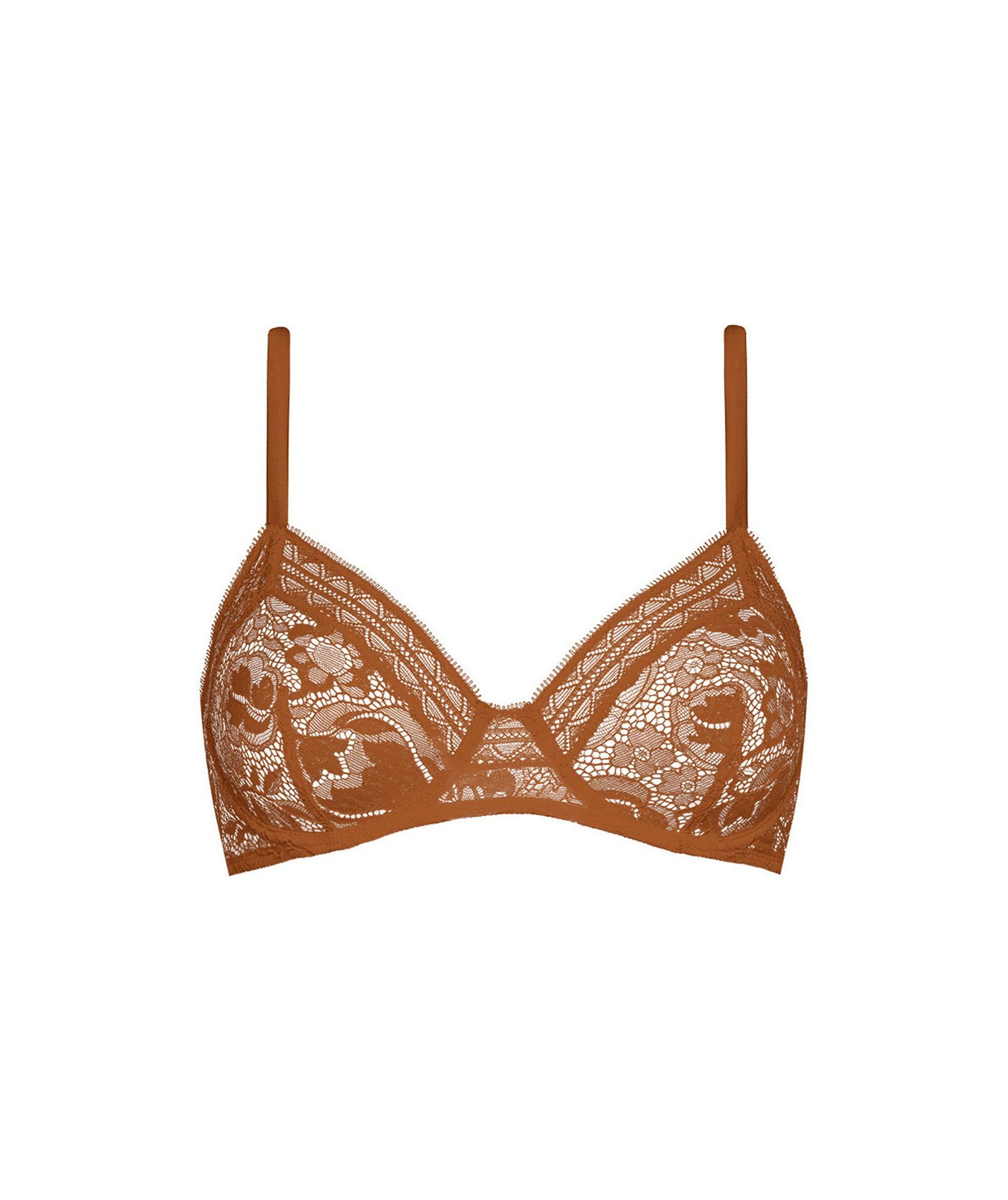 Soutien gorge emboîtant Feston - Noisette