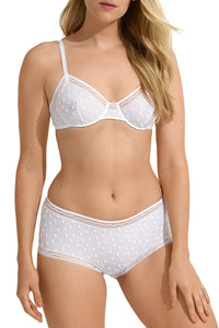 Boxer Voilette - Blanc