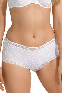 Boxer Voilette - Blanc