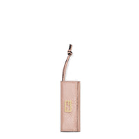 Porte-peigne en cuir - Rose