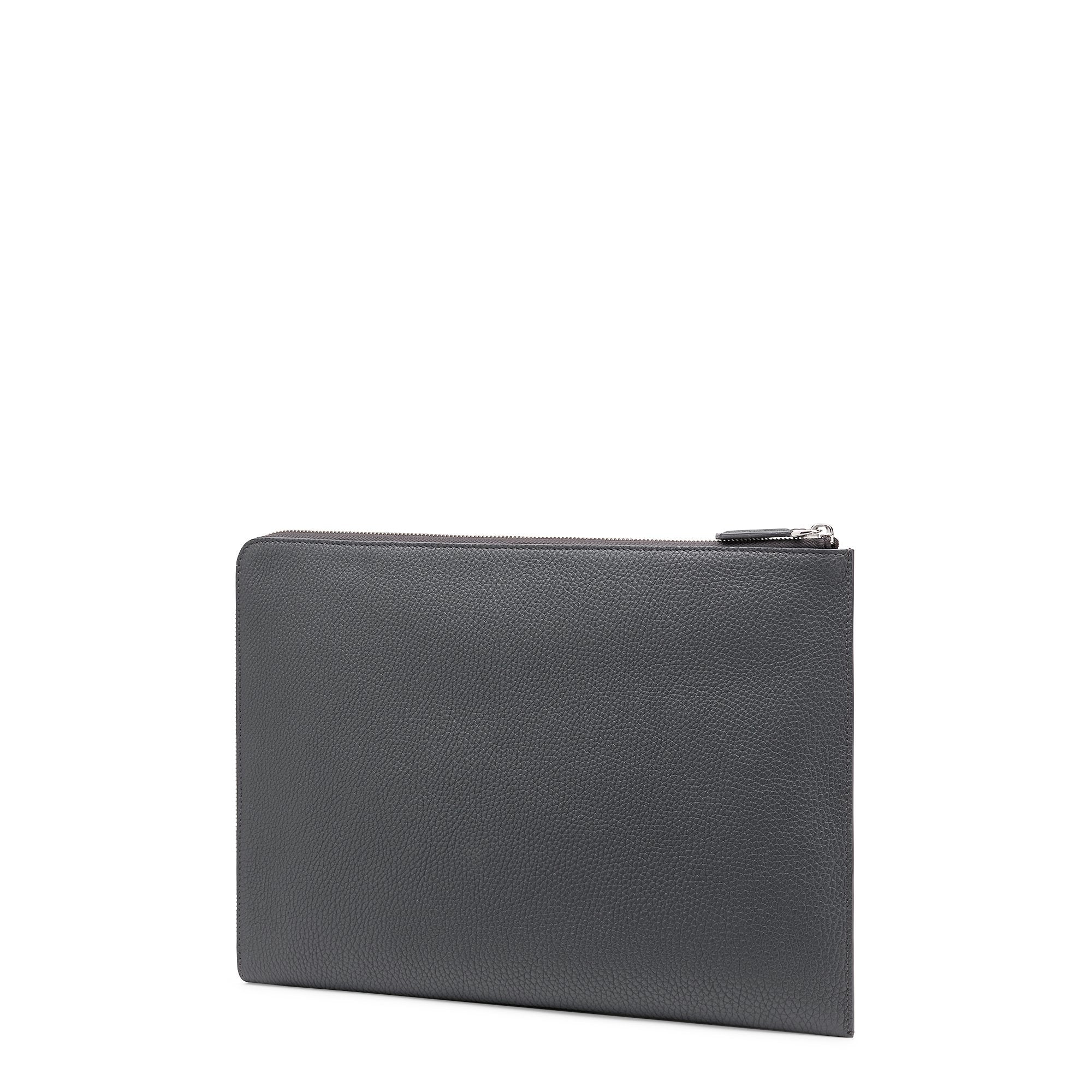 Porte-documents Fendi Stamp en cuir - Gris