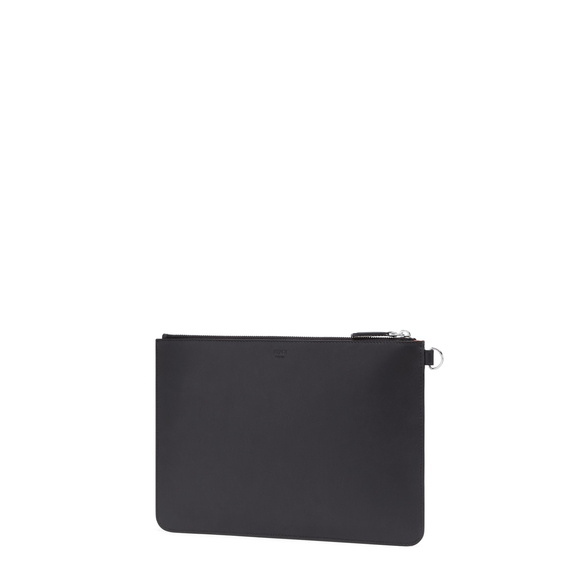 Pochette Bag Bugs en cuir - Noir