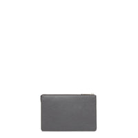 Pochette Fendi stamp en cuir - Gris