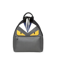 Sac à dos Bag Bugs en cuir - Gris & Noir