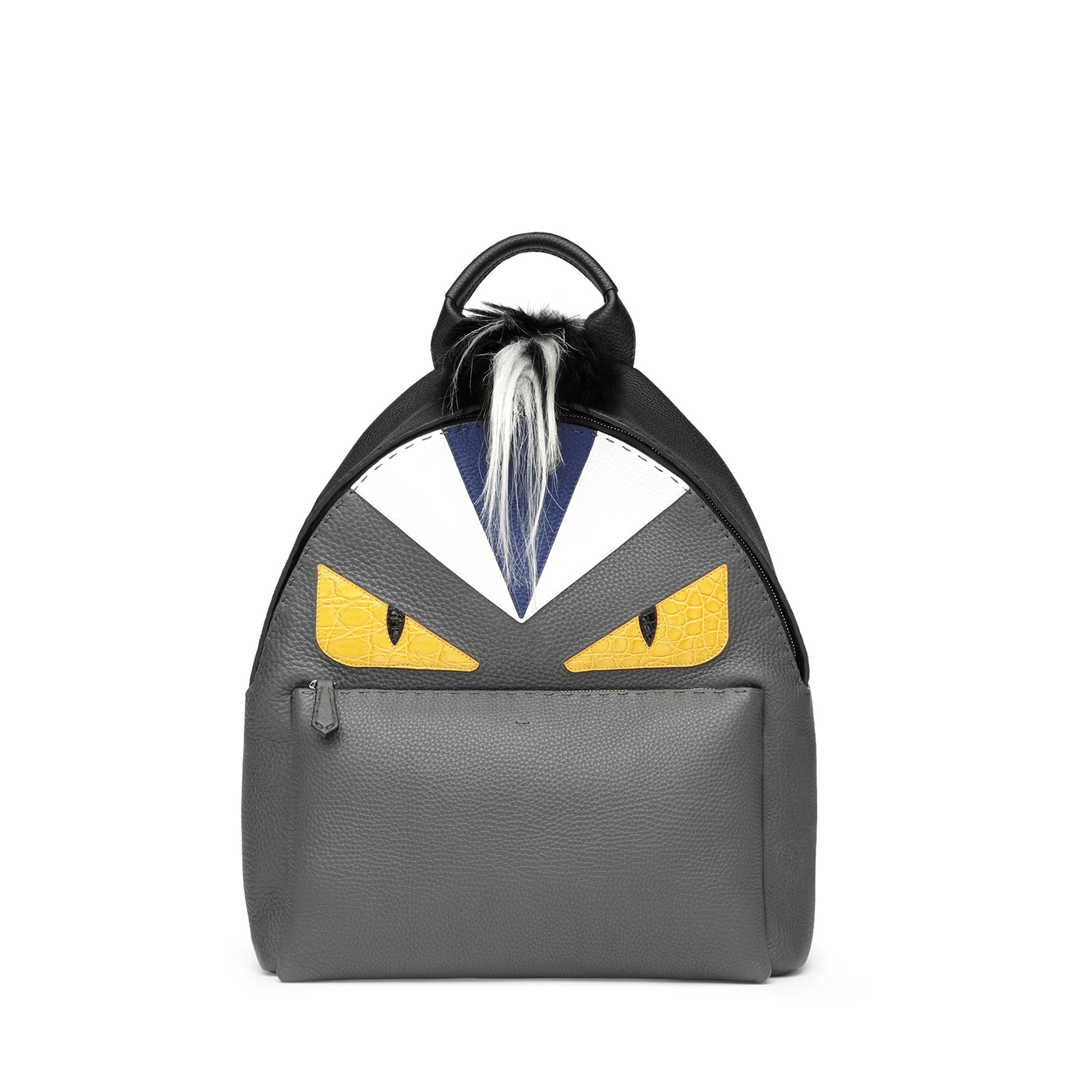 Sac à dos Bag Bugs en cuir - Gris & Noir