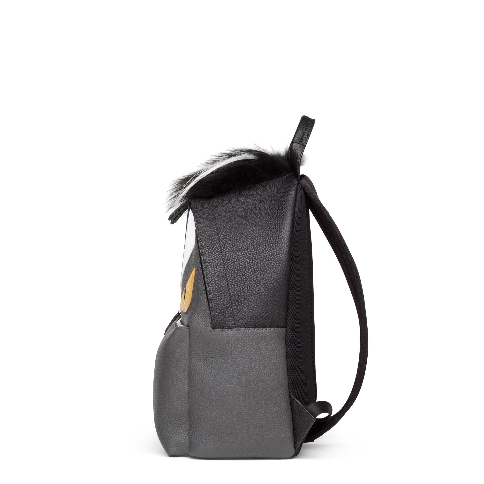 Sac à dos Bag Bugs en cuir - Gris & Noir