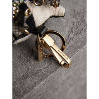 Bijou porte-clés en laine Mavis la Chouette en cachemire - Stone Multi