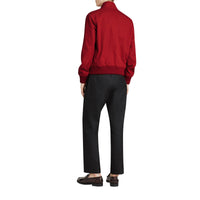 Veste Harrington de coupe slim en gabardine tropicale - Bright Red