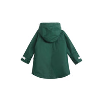 Parka à capuche en coton mélangé avec gilet intérieur amovible - Forest Green