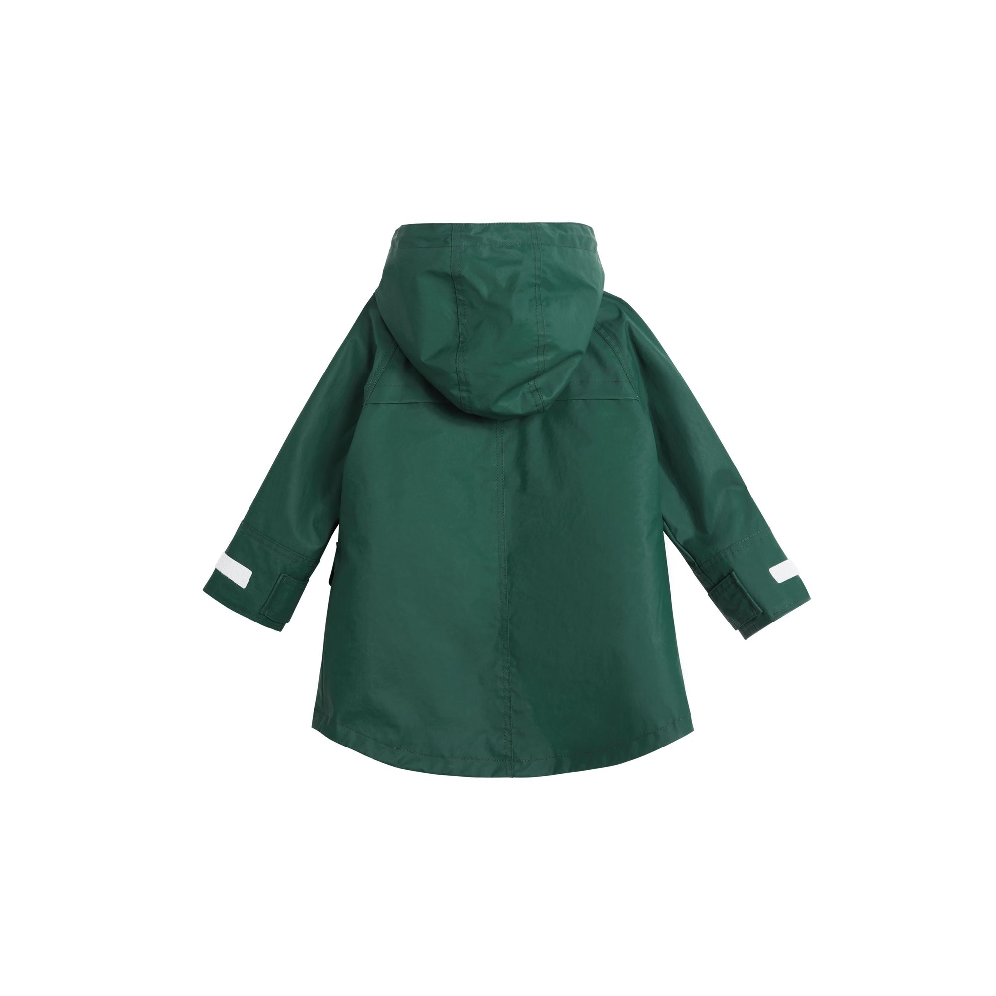 Parka à capuche en coton mélangé avec gilet intérieur amovible - Forest Green