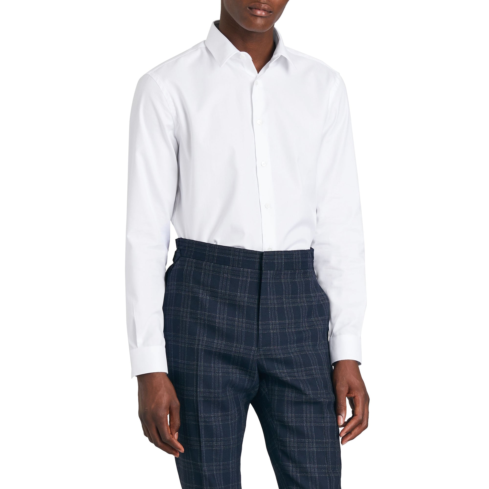 Chemise moderne en coton - White