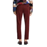 Pantalon chino slim en coton - Dark Crimson