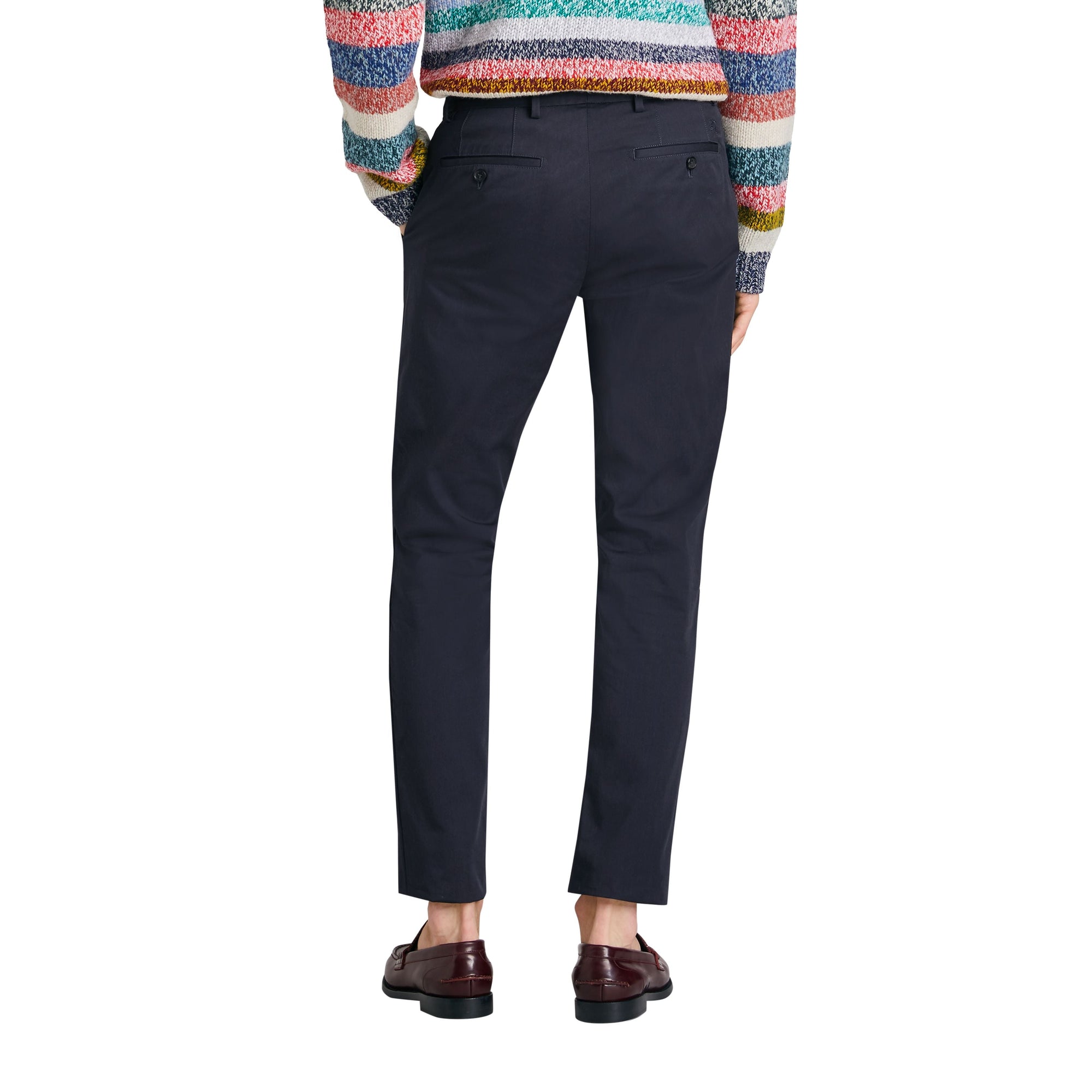 Pantalon chino slim en coton - Navy