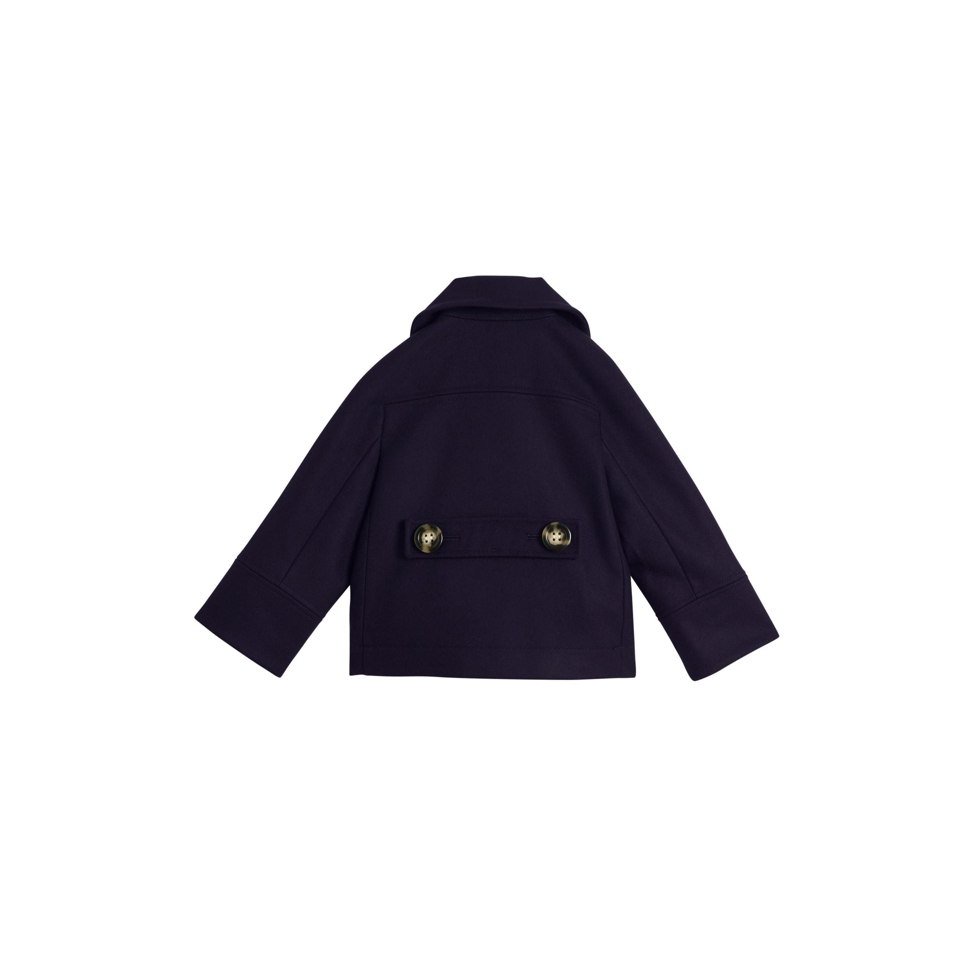 Caban court en laine - Navy