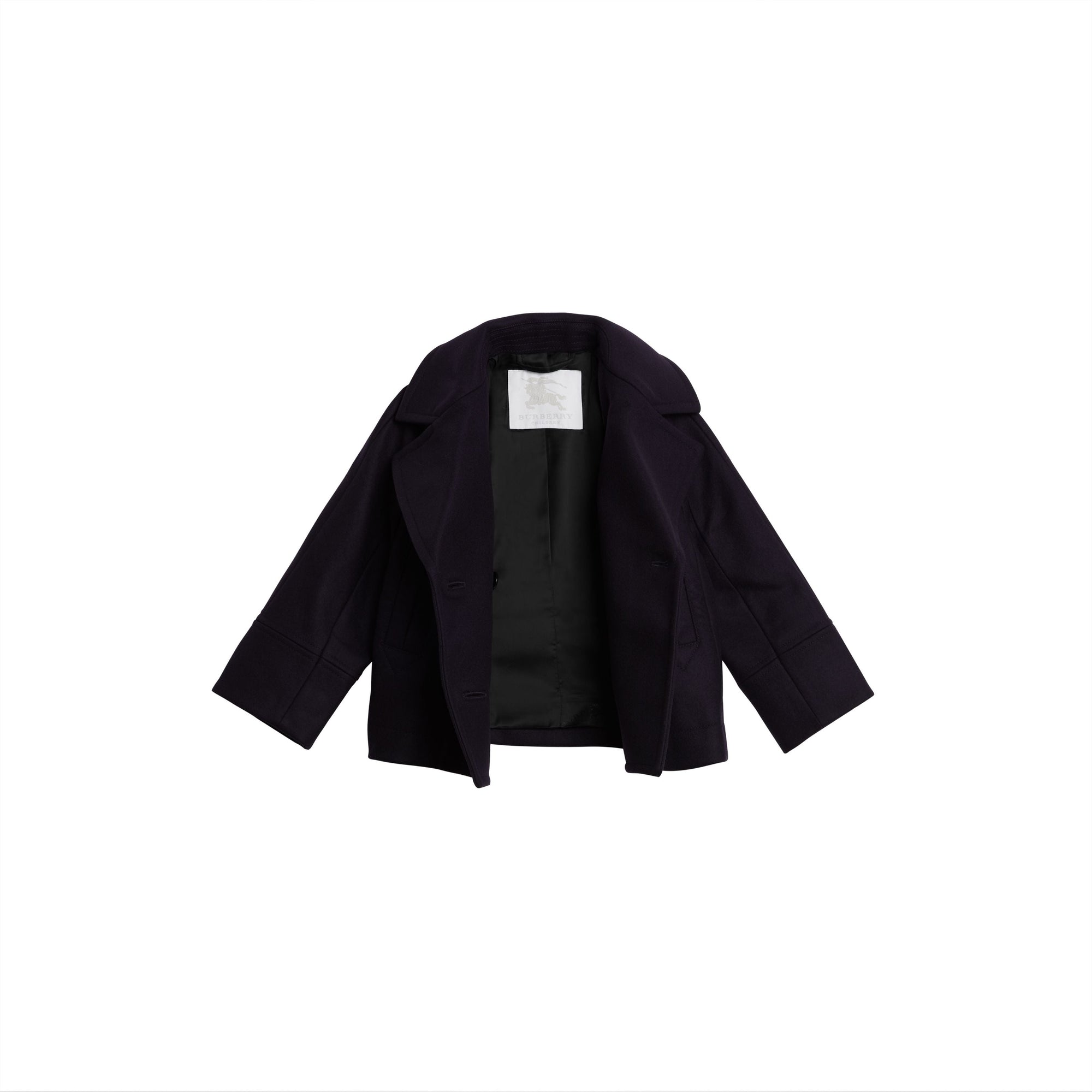 Caban court en laine - Navy