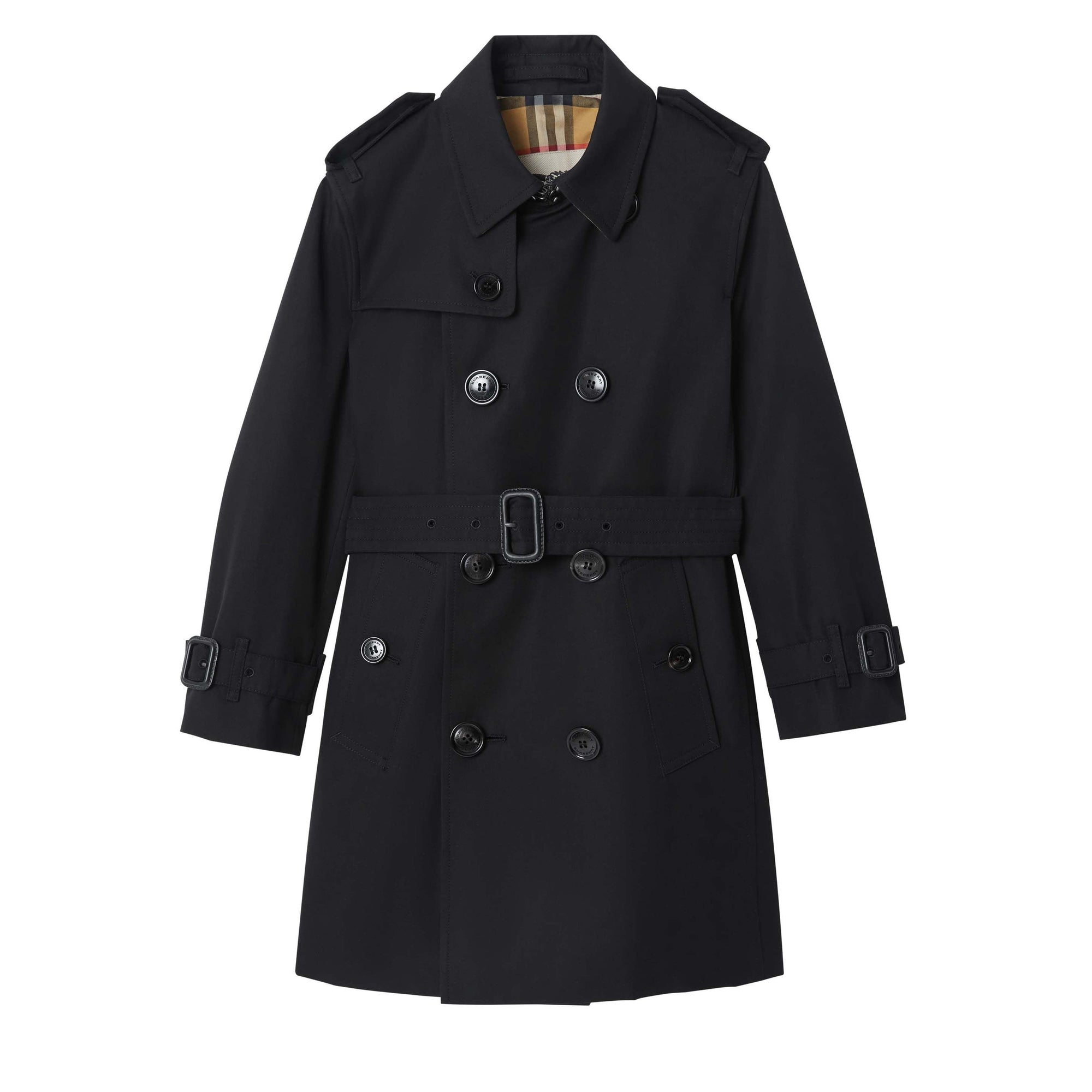 Trench en gabardine de coton - Black