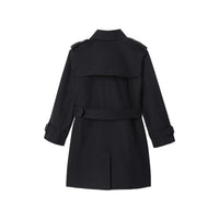 Trench en gabardine de coton - Black