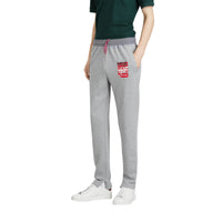 Pantalon de survêtement avec imprimé étiquette en graffiti - Pale Grey Melange