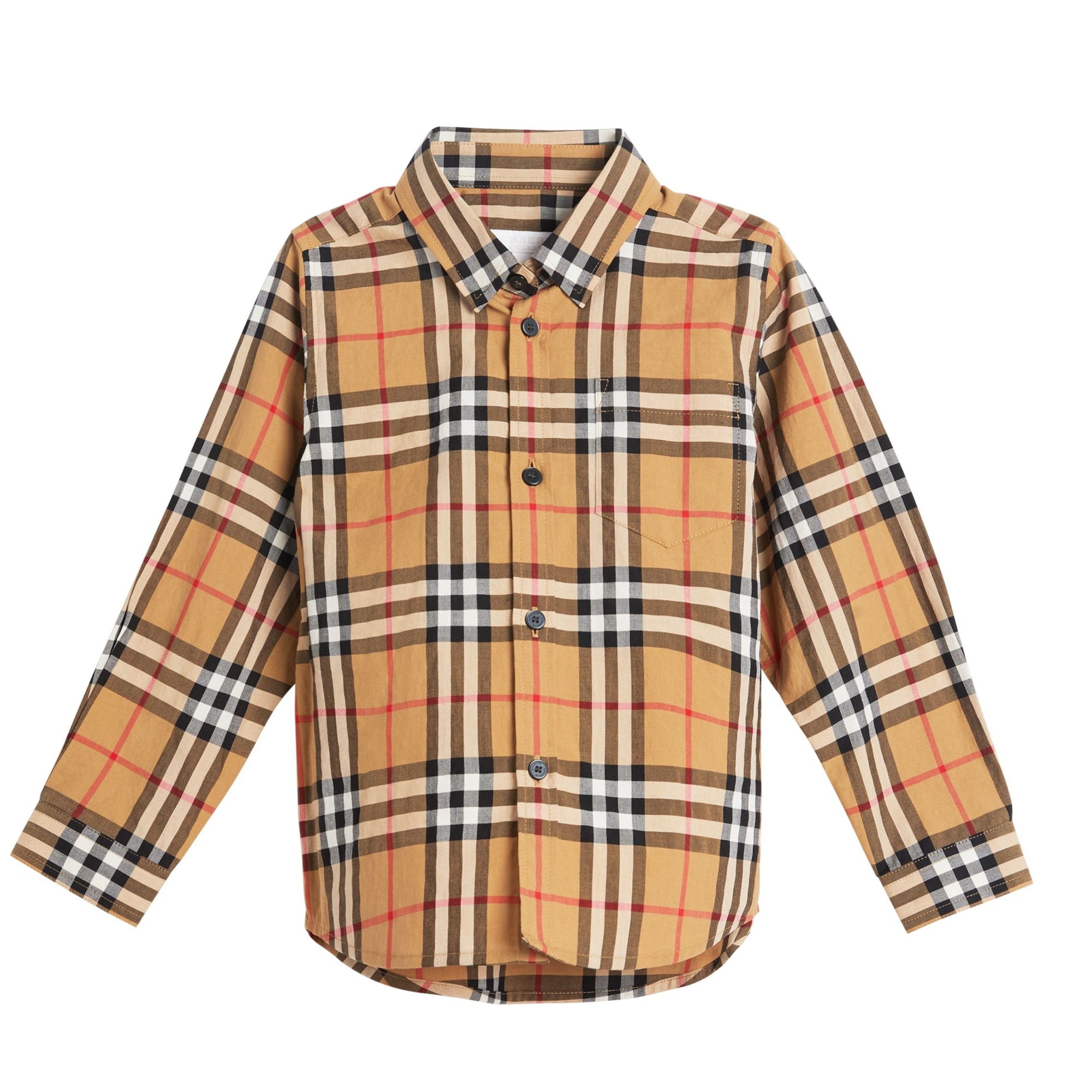 Chemise en coton Vintage check - Antique Yellow