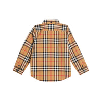 Chemise en coton Vintage check - Antique Yellow