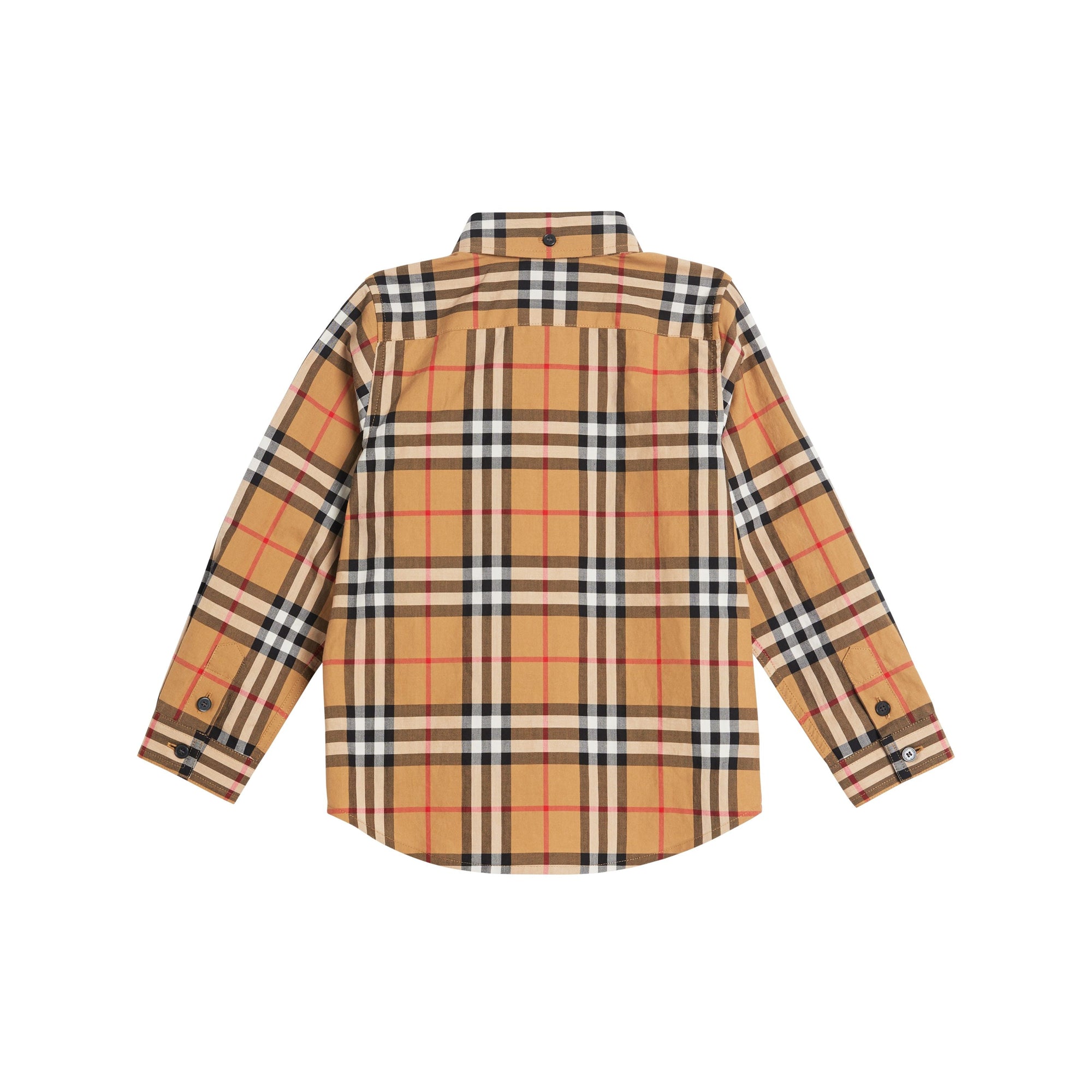 Chemise en coton Vintage check - Antique Yellow