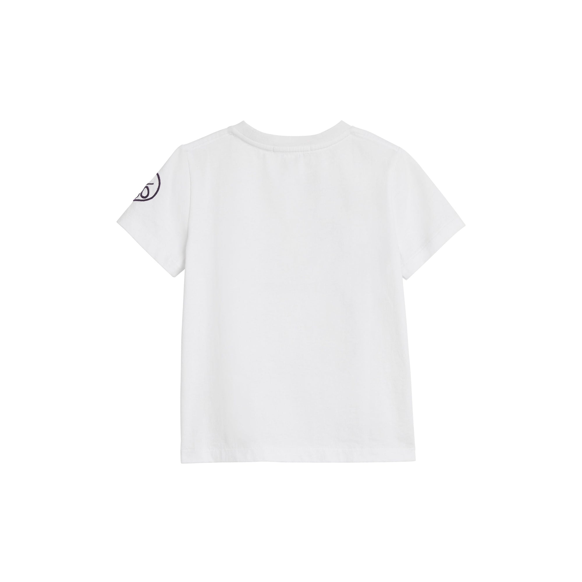 T-shirt en coton avec imprimé « Hello » - White
