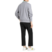 Sweat-shirt avec imprimé étiquette en graffiti - Pale Grey Melange