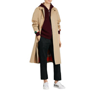 Sweat-shirt à capuche en jersey avec détails check - Dark Crimson